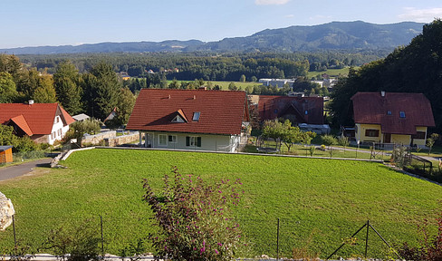 Südhanglage Baugrundstück 853 qm in Eibiswald perfekt vorbereitet zum sofortigen Bebauen
