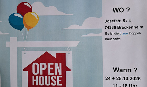 Semi-detached house, 125 square meters, up to 6 rooms. OPEN HOUSE: October 24th and 25th.