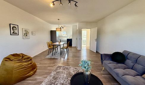 Apartment in the attic with two outdoor parking spaces in Speyer.