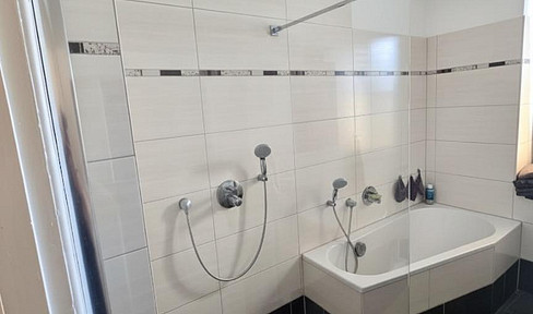 Beautiful 1-bedroom apartment with a balcony and kitchen in Luckenwalde.