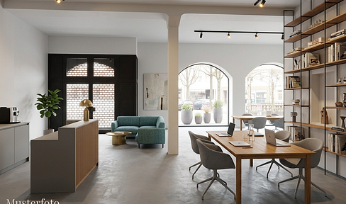 🚀 Your new commercial space with character: High ceilings, huge display windows, and maximum flexibility!