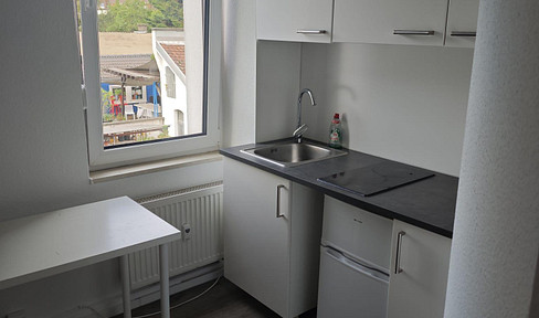 Furnished one-bedroom apartment for rent.