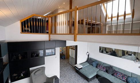 Duplex penthouse apartment.