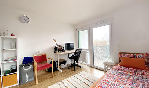 Helle 1-Zimmer Wohnung mit großzügiger Dachterrasse + Tiefgarage