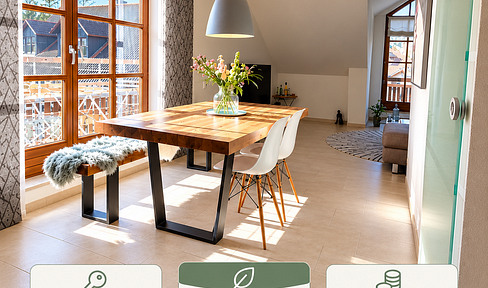 Exclusive penthouse apartment – 2 balconies - 2 bathrooms.