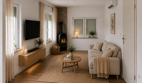 Newly renovated single-family house with a fireplace, situated on a 634 square meter plot of land - no commission fees.