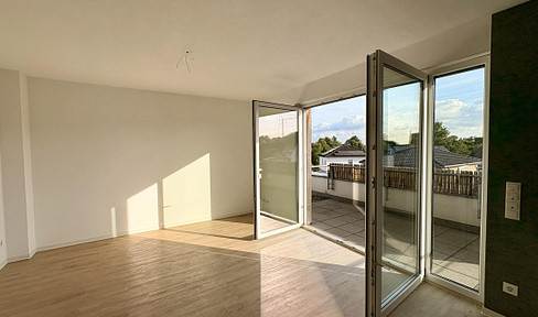Dreamy 2.5-room apartment with a southwest-facing rooftop terrace in the green surroundings of Schermbeck.