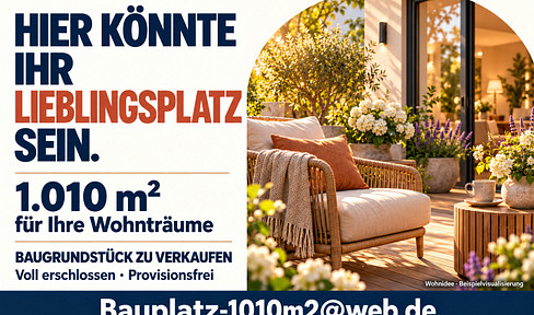 Finally, space for large living areas, 1010 m², available without commission.