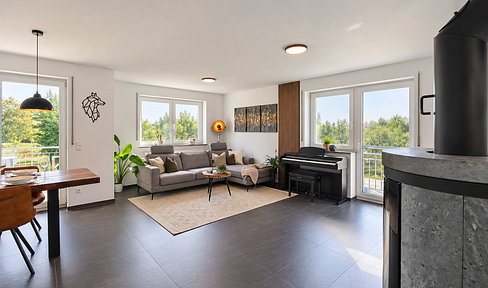 Voll möbliert wohnen mit 190 m² eigenem Garten und 117 m² Wohnfläche