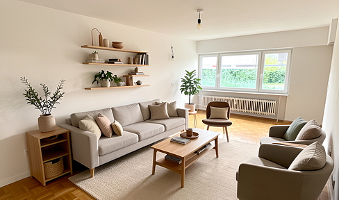 4,5-Zi-Whg im EG | 92 m² | 2 Balkone | Garage + Gemeinschaftsgarten – frisch modernisiert