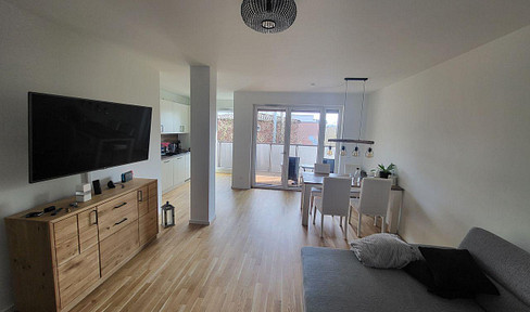 Modernes 70 m² Neubau-Apartment mit Südbalkon im Schanzenviertel | Vermietung auf Zeit