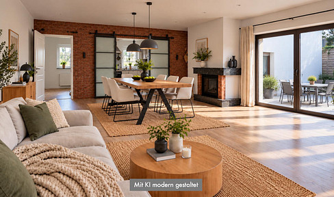 Architekten-Bungalow mit großem Grundstück und Baupotenzial