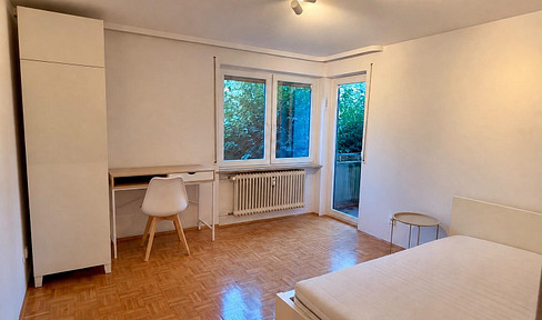 Neue WG nahe Uni: 2 möblierte Balkonzimmer ab 450 €/Zimmer