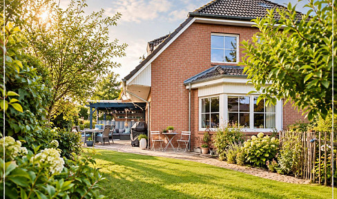 Moderne DHH mit Kamin, überdachter Terrasse, Glasfaser & Elektromobilität - PRIVAT/PROVISIONSFREI