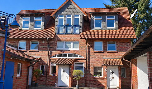 Semi-detached house with a spacious garden.