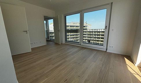 First occupancy | New 2-room apartment with rooftop terrace and mountain views.