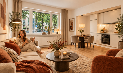 OHNE BALKON, DAFÜR CA. 5,2 % RENDITE | Sanierte 2 Zi. in der Au | provisionsfrei