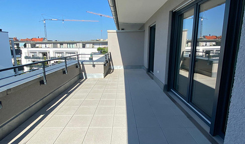 Penthouse im WohnCarré, mit großer Dachterrasse, Aufzug & Tiefgarage – provisionsfrei