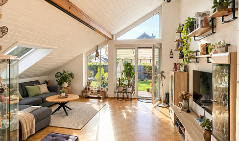 Modern 3.5-room apartment, 112 m², with a garden terrace, located in Römerberg-Mechtersheim.
