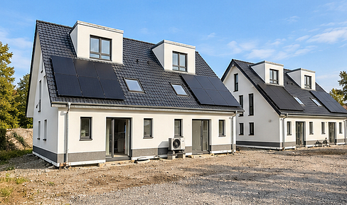 Moderne Neubau-Doppelhaushälfte mit Garten & Studio in Bad Lippspringe