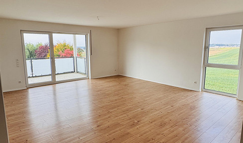 Spacious 2.5-room apartment with a balcony, located on the top floor in Hemau.