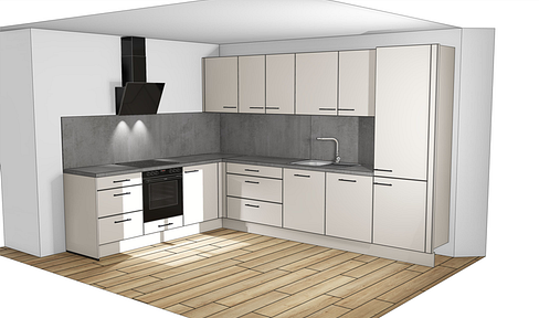 Erstbezug nach Kernsanierung 2 Zimmer Wohnung mit Balkon 1.OG