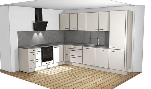 Erstbezug nach Sanierung 2 Zimmer Wohnung mit Balkon 2.OG