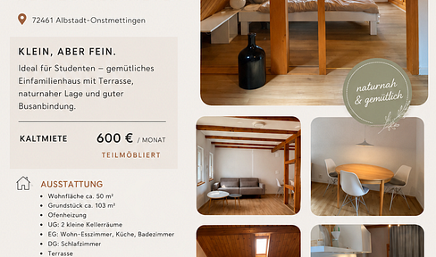 Small house for rent.