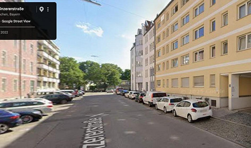 One-bedroom apartment in the Maxvorstadt-Schwabing district of Munich.