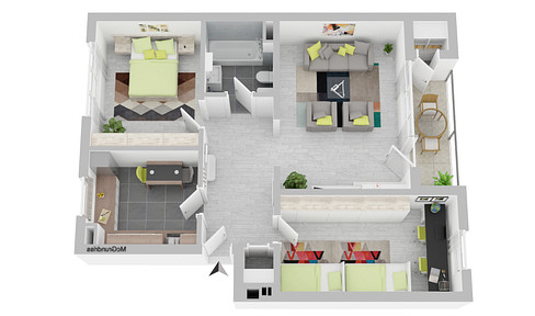 *Provisionsfrei* Leere und sonnige 3-Zi-Whg mit Balkon und Stellplatz