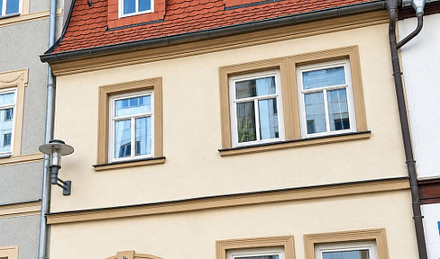 2-room apartment in a historic building with a private garden and terrace, fitted kitchen, suitable for shared living – Old Town, Weimar.