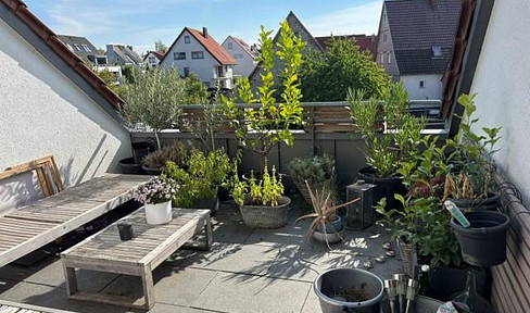 Helle 3-Zimmer-Dachgeschosswohnung mit Dachterrasse im Ortskern von Altdorf