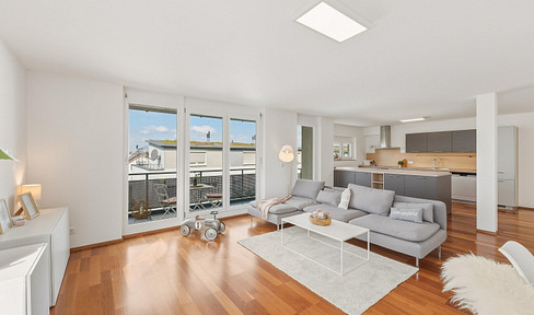 AVAILABLE IMMEDIATELY: MODERN 3-ROOM APARTMENT WITH ELEVATOR IN HÜLBEN, HOLZGERLINGEN.