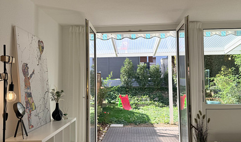 -Provisionsfrei- rundum sorglos sofort einziehen: Reihenhaus mit Gartenglück & Privatgarage