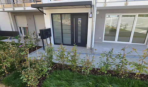 Große 4-Zimmer-Neubauwohnung in Ingersheim mit Garten