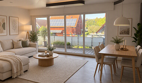 Großzügige Maisonette-Wohnungmit Balkon und eigenem Garten