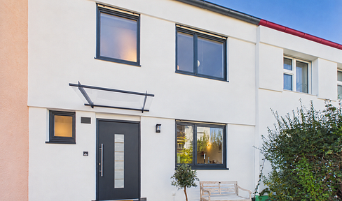 Modernized terraced house.