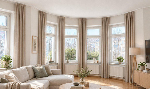 Anleger & Eigennutzer: 4-Zimmer-Altbau mit Balkon am Südstadtpark Fürth – 36 Monate Mietgarantie