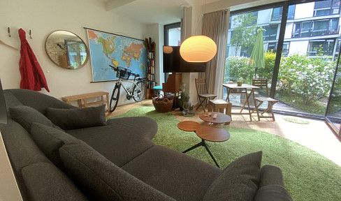 Studio Alt Treptow mit Terrasse, hochw. möbliert, Berlin Triangle Kreuzberg Neukölln Alt Treptow