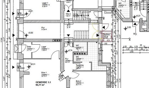 Commercial space for rent on Grabbeallee in Berlin-Pankow.