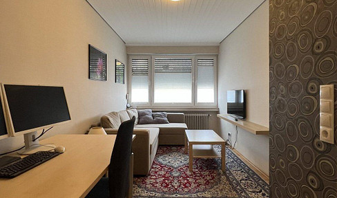 Furnished one-bedroom apartment for rent in Vechta (unit 1.1).