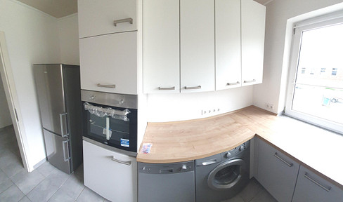 Modernisierte 3-Zimmer-Wohnung mit hochwertiger Küche in ruhiger Lage