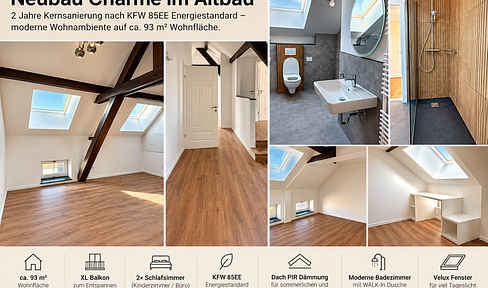 Brand new apartment in a renovated building – 2 bedrooms, large balcony, etc.