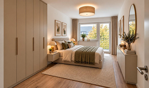 Erstbezug nach Sanierung | 3 Zimmer | 2 Balkone | Fußbodenheizung & Glasfaser