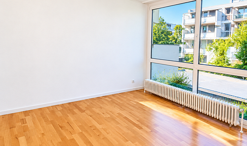 Lichtdurchflutete 2 Zimmer Wohnung in zentraler, aber ruhiger Lage von Unterhaching