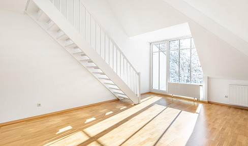 Dreamy apartment with an open gallery, a combined living and kitchen area, and a south-facing balcony.