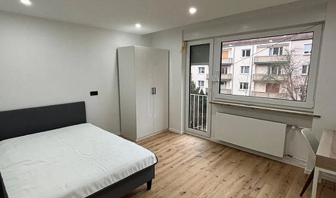 Cozy room in a shared apartment with a relaxing balcony.