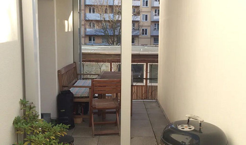 Unique apartment with a tower room.