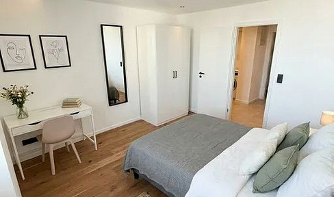 Furnished room for rent in a shared apartment in Munich-Feldmoching, including utilities.