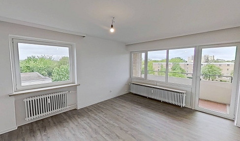 Schön geschnittene 2-Zimmer-Wohnung mit großem BALKON
